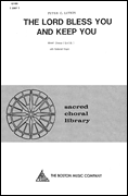 The Lord Bless You and Keep You SATB choral sheet music cover